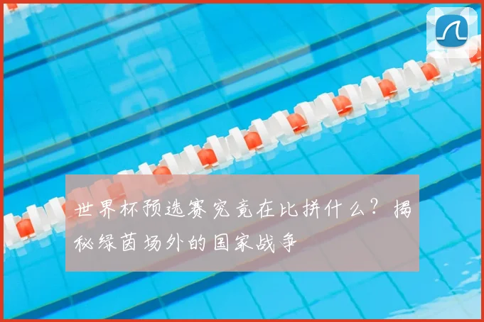 世界杯预选赛究竟在比拼什么？揭秘绿茵场外的国家战争