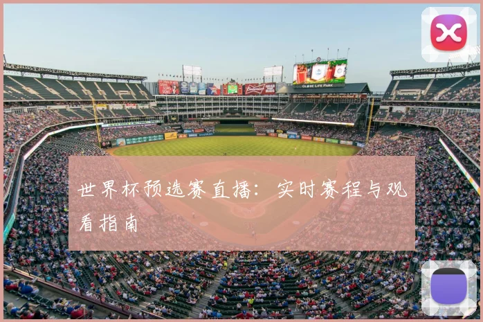 世界杯预选赛直播：实时赛程与观看指南